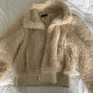 Zara fuzzy jacket